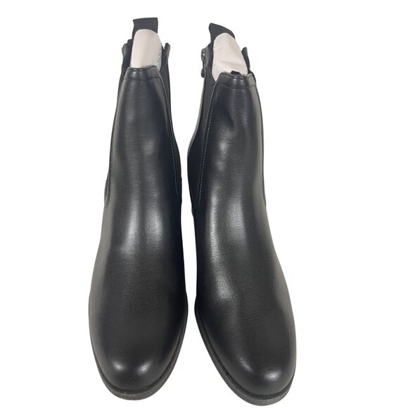 Black Wedge Ankle Boots - Picture 9 of 13